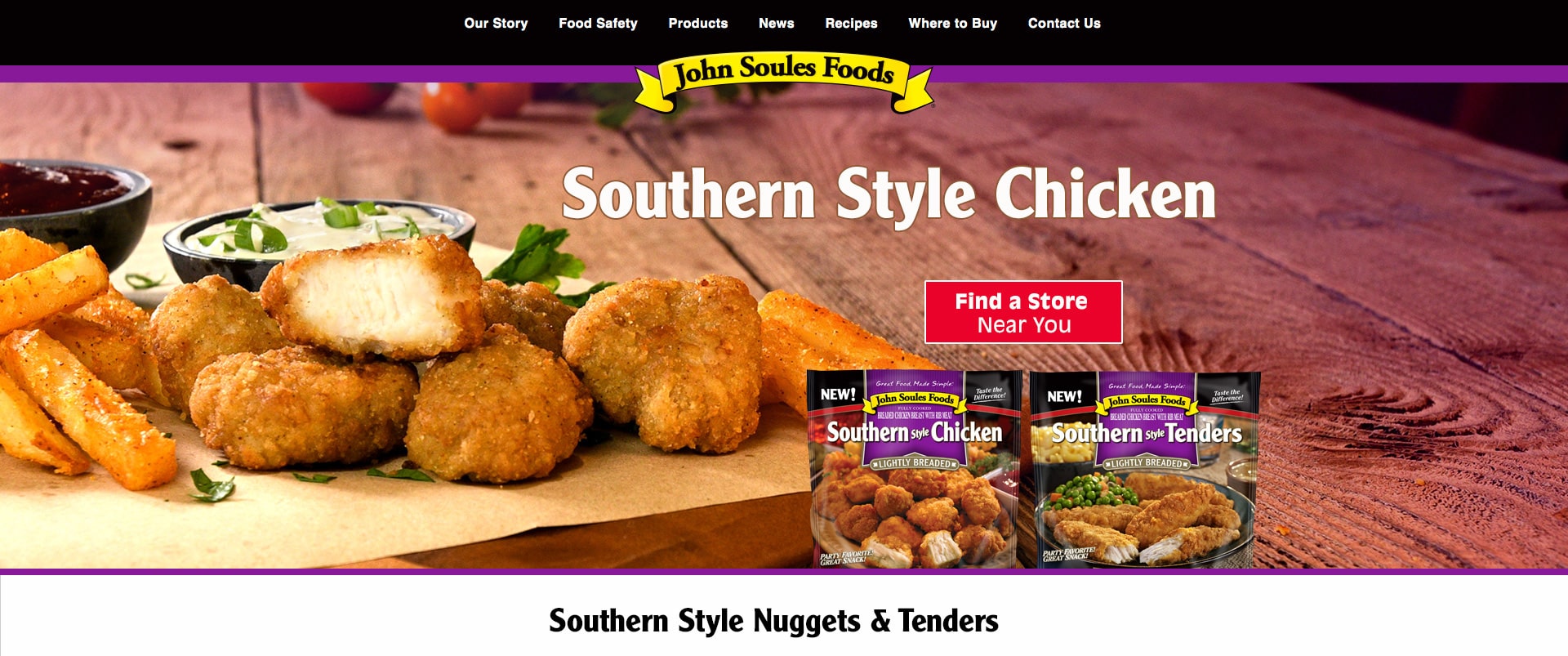 John Soules Foods website