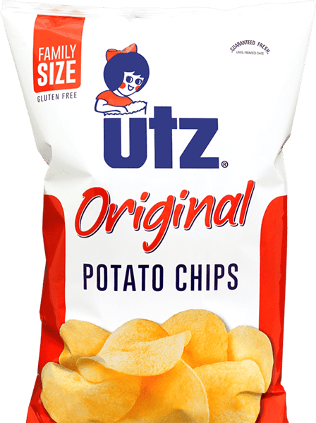 bag of Utz brand chips